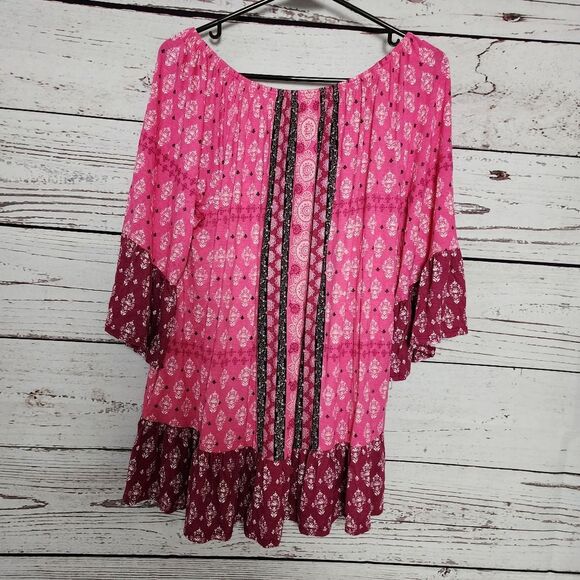 Style & Co Rayon Off Shoulder Shirt 1X NWT - Picture 3 of 5